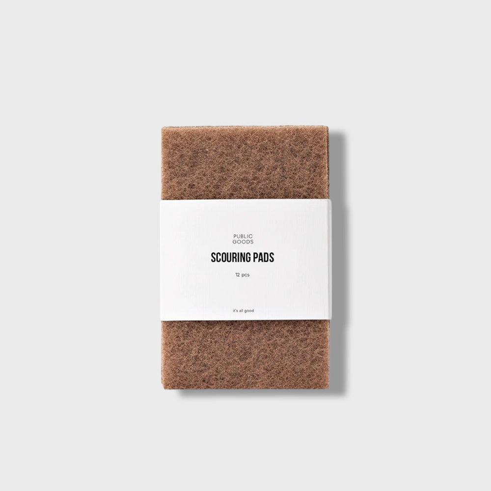 Public Goods Household Scouring Pads (12 ct)