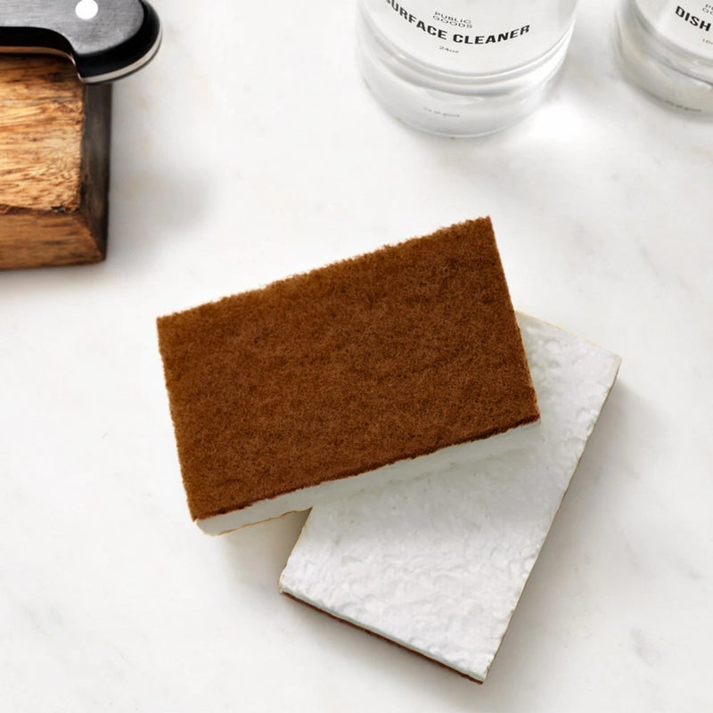 Public Goods Household Scrubber Sponges (4 ct)