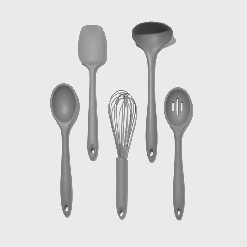 Public Goods Household Silicone Utensils Set (5 pc)