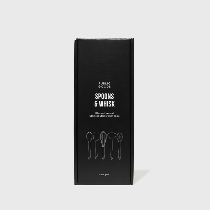 Public Goods Household Silicone Utensils Set (5 pc)