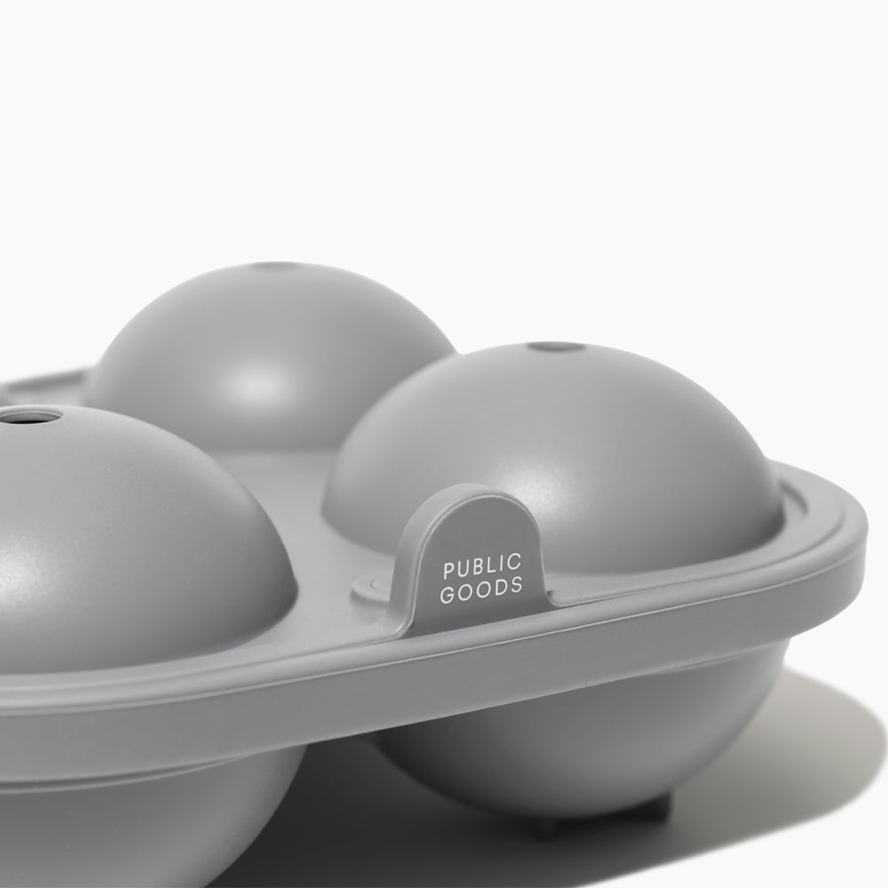 Public Goods Kitchen & Dining Silicone Ice Cube Trays & Sphere Mold Set