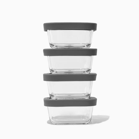 Square Glass Food Storage Containers
