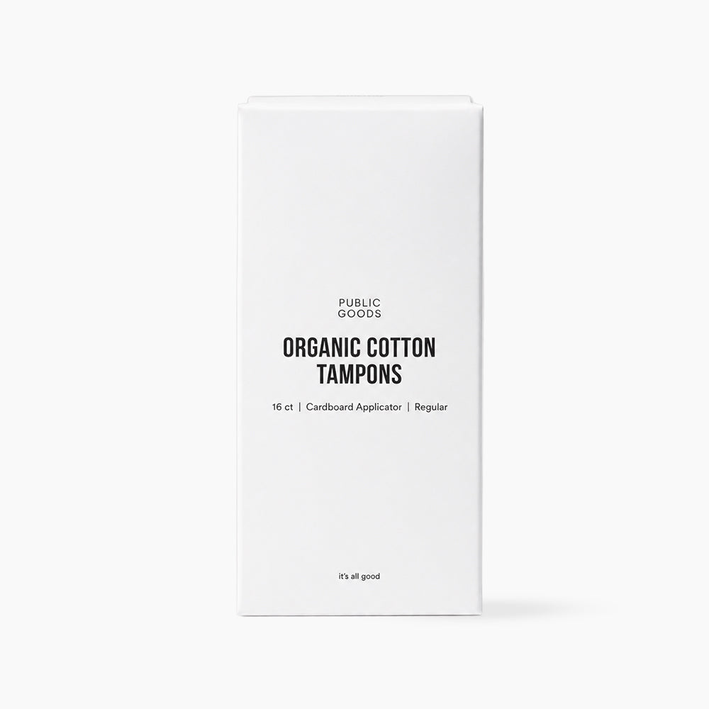 Public Goods Personal Care Organic Cotton Tampons