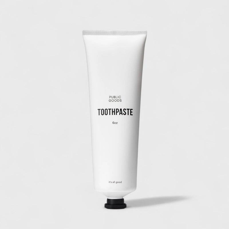 Public Goods Natural Toothpaste | Fluoride Free & SLS Free