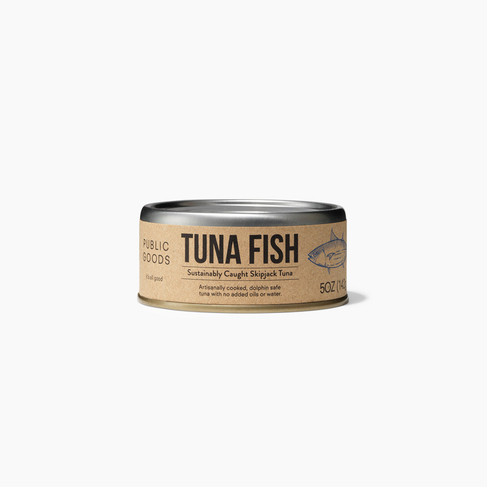 Public Goods Grocery Wild-Caught Skipjack Tuna Fish Can