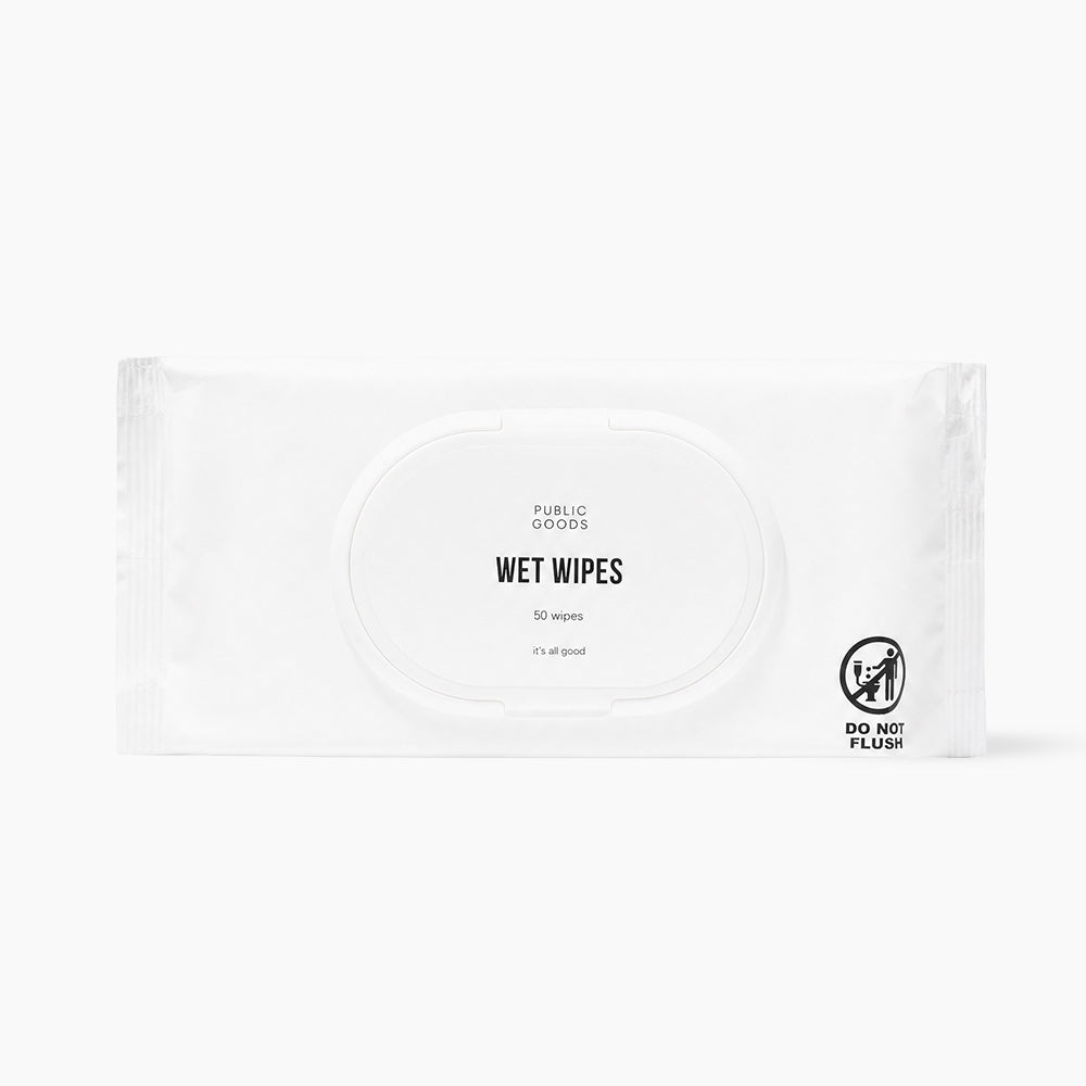 Public Goods Personal Care Pure Bamboo Wet Wipes