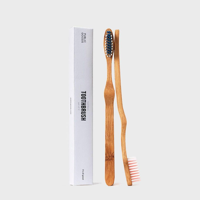 Public Goods Bamboo Toothbrush | All Natural & Biodegradable