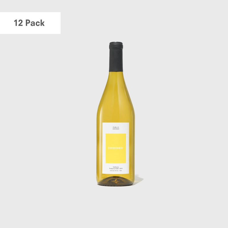 Public Goods Wine Chardonnay 12-Pack