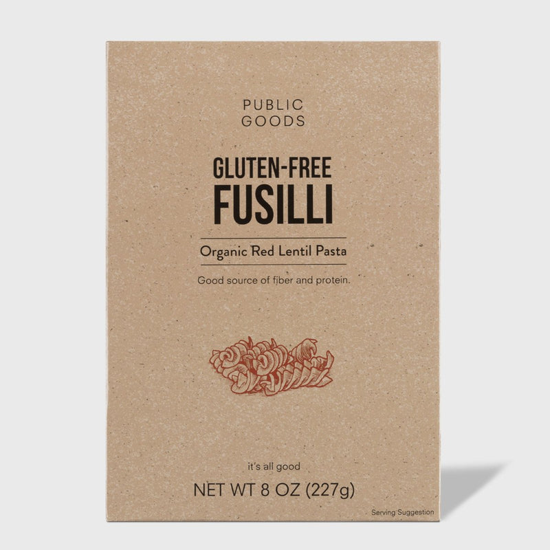 Public Goods Grocery Gluten-Free Fusilli Pasta