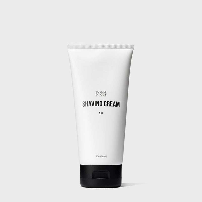 Public Goods Natural Shaving Cream With Aloe Vera & Coconut | Natural Ingredients Safe for Sensitive Skin