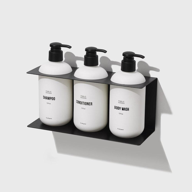 Public Goods Triple Wall-Mounted Bottle Holder