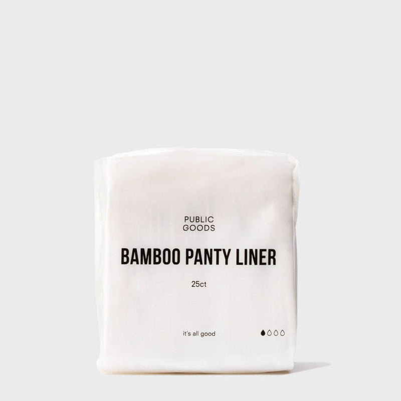 Public Goods Organic Bamboo Panty Liners | Eco-Friendly, Biodegradable & Ultra Thin