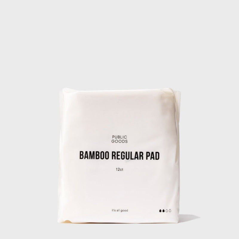 Public Goods Personal Care Bamboo Regular Maxi Pads