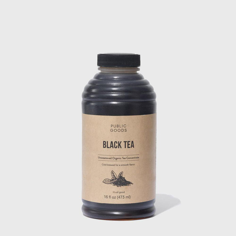 Public Goods Organic Black Tea Concentrate | Cold-Brewed & Unsweetened