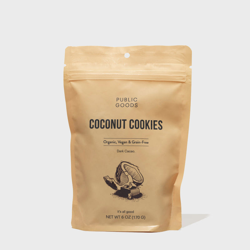 Public Goods Coconut Cookies (Dark Cacao)