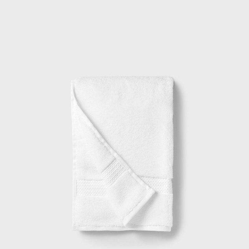 15x25-Grooming White hand towels 100% cotton