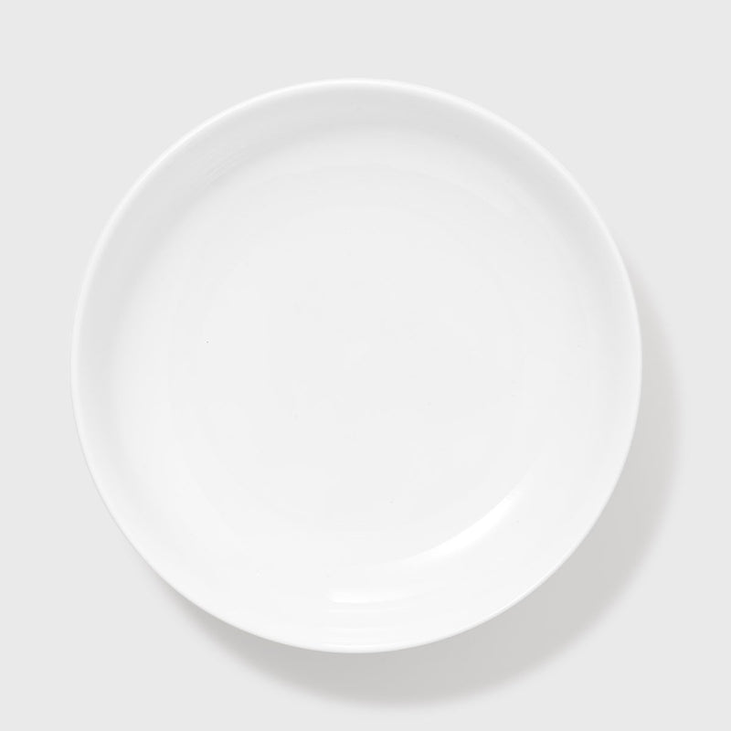 Public Goods White Ceramic Dinner Bowls (Set of 4) | High Fired Porcelain With a Modern Look