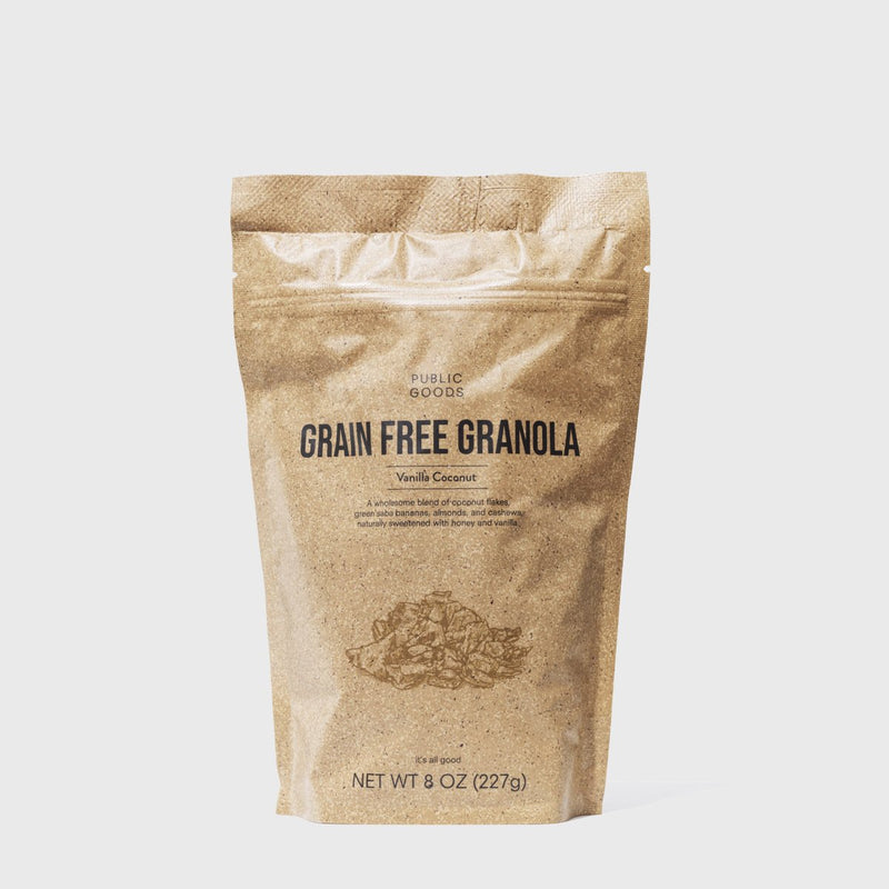 Public Goods Grocery Vanilla & Coconut Grain-Free Granola
