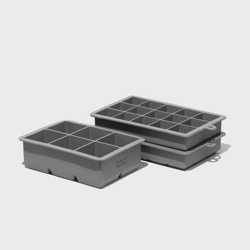 Dexas Gray Silicone Ice Cube Tray Set of 2 – the international pantry