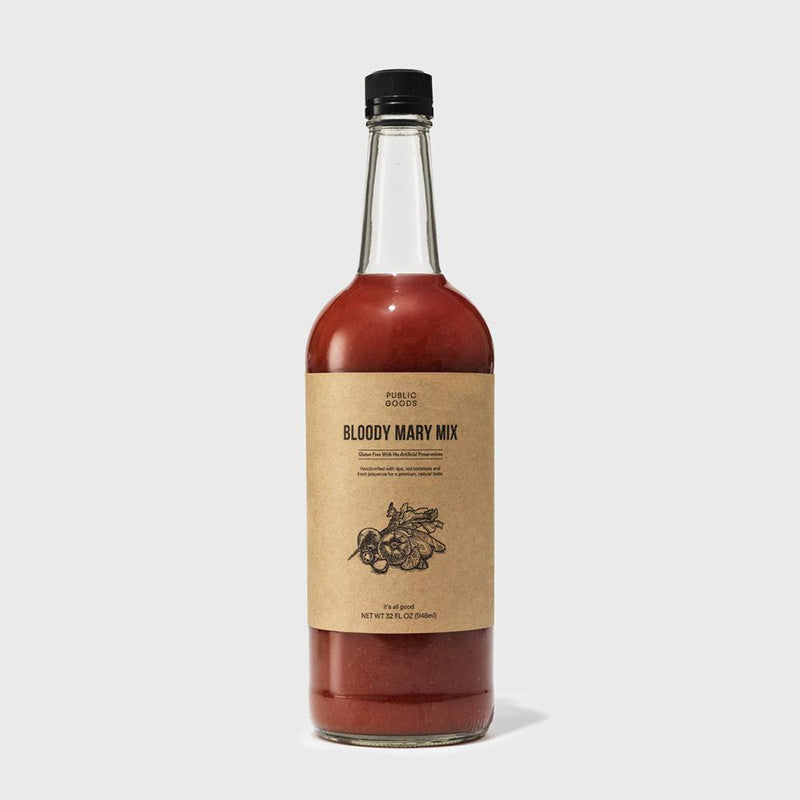 Public Goods JalapeÃ±o Bloody Mary Mix | Gluten Free Spicy Bloody Mary Mix