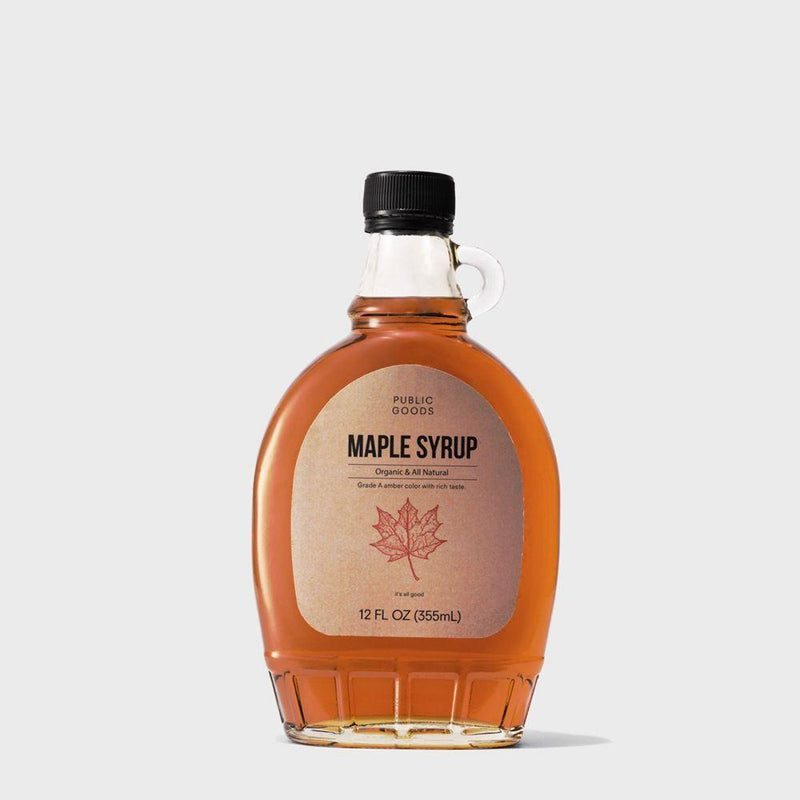 Public Goods Grocery Maple Syrup