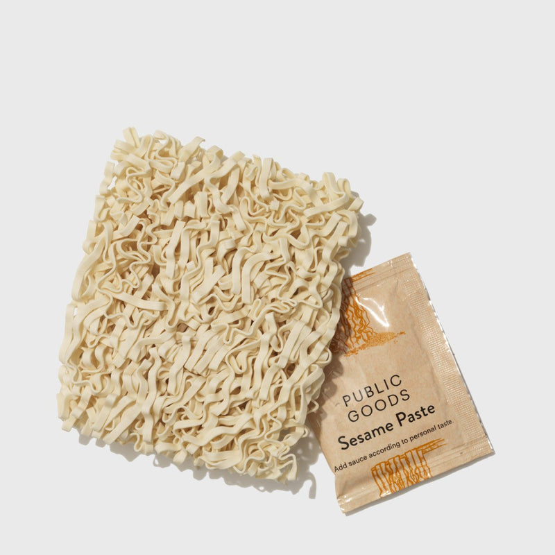 Public Goods Product Set Sesame Paste Ramen Noodles ($1 Per Pack Promo Bundle)