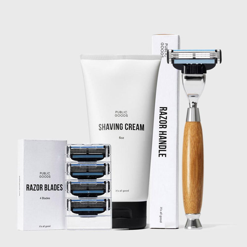 Public Goods Product Set Shaving Set