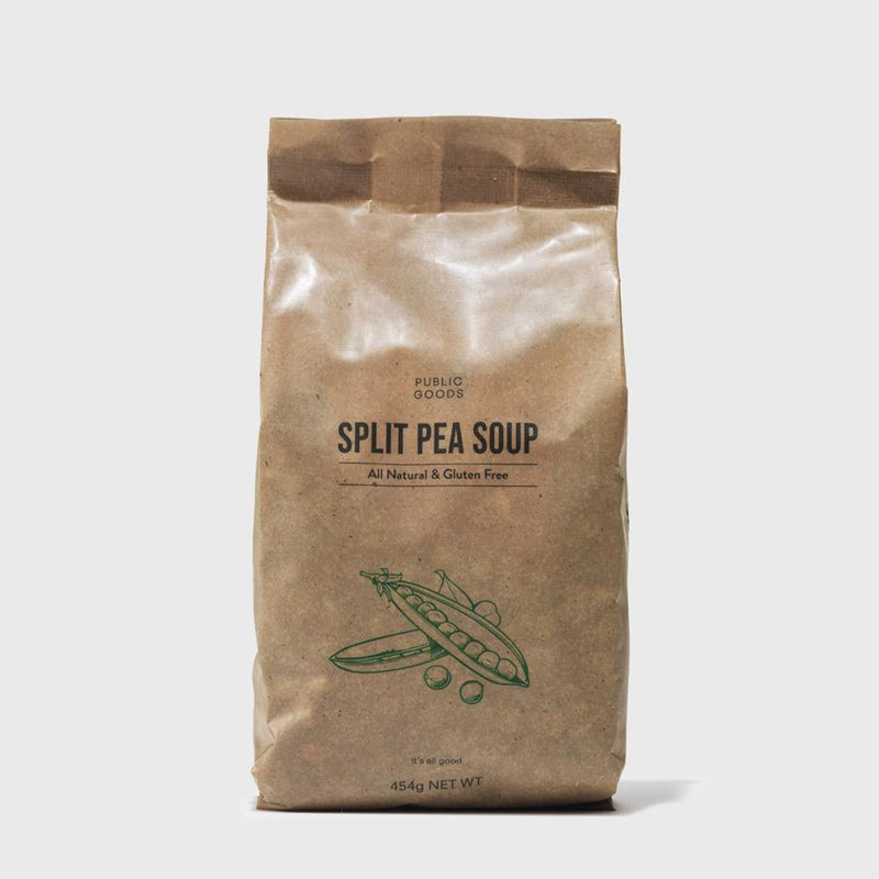 Public Goods Dried Split Pea Soup Mix | A Healthy Vegan Lentil Soup