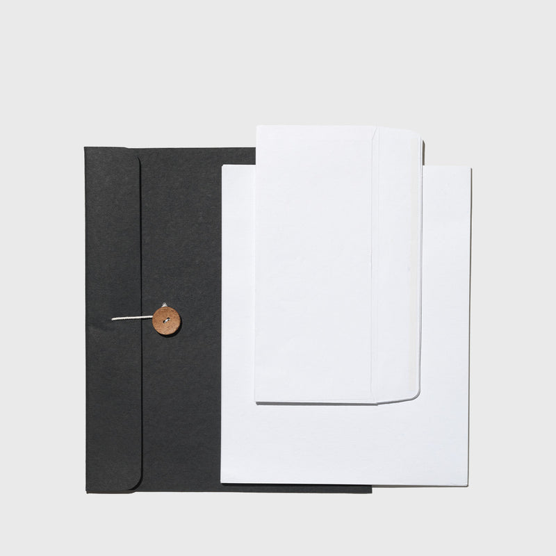 Public Goods Stationery Set | Cotton Fiber Letters, Envelopes & Folder