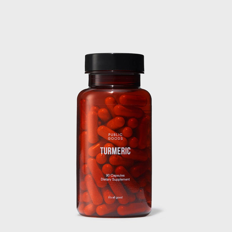 Public Goods Turmeric Supplement | A Whole-Herb Turmeric Pill Powered By Curcumin